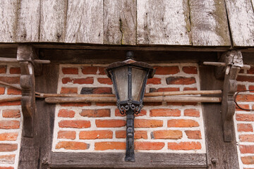 Fachwerkhaus und Kirche im Münsterland