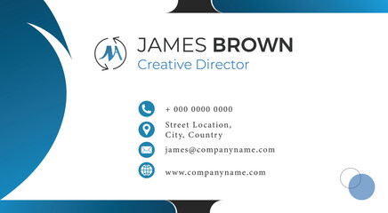 Business card design template
