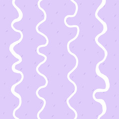colorful line doodle violet, purple, white pattern. Creative minimalist background for kids. trendy design with basic squiggle shapes. Scribble party confetti, childish twiddle