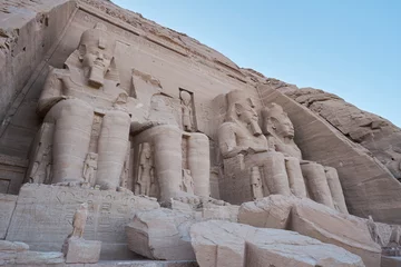Foto op Plexiglas The great temple of ramesses ll, abu simbel, unesco world heritage site, Egypt. © Mostafa Eissa