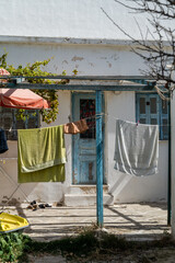 Fototapeta na wymiar Mittag auf Naxos