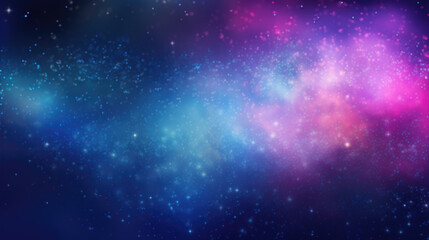 Obraz premium Cosmic space background with stars and nebula.