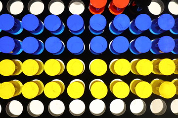 background with colorful circles