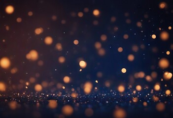 4k Defocused Particles Background Dark Blue Loop stock videoChristmas Backgrounds Blue Abstract