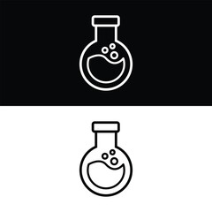 Erlenmeyer Icon Vector Simple Design