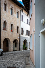 
Architecture and art in the ancient fortified village of Valvasone