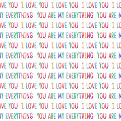 Valentine Seamless Pattern Wallpaper - valentine love letting vector illustration background - Love valentine's digital wrapping paper - wedding dating anniversary wallpaper