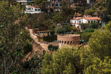 Fototapeta premium City walls of Tossa de Mar