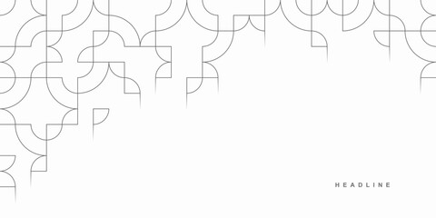 Abstract geometric technological background. Vector creative design.