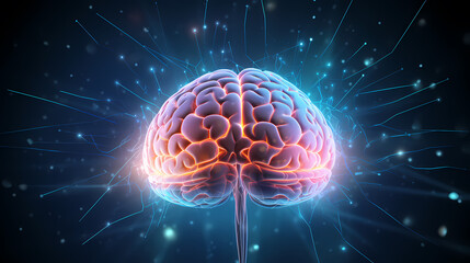 Fototapeta premium Technology abstract graphic poster web page PPT background, technology background