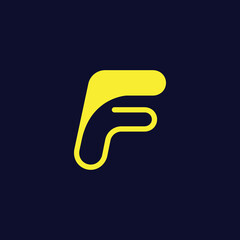 Letter F futuristic, sophisticated and techy AI letter logo. A simple but eye-catching logo. A logo that is very suitable for technology companies such as cryptocurrencies, internet, computers, etc.
