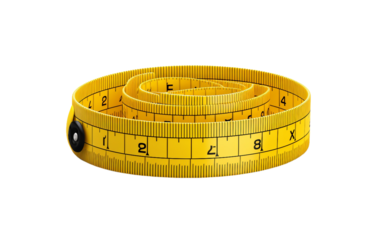 Measuring Tape isolated on transparent Background