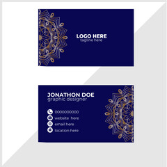 Fototapeta na wymiar modern business card design