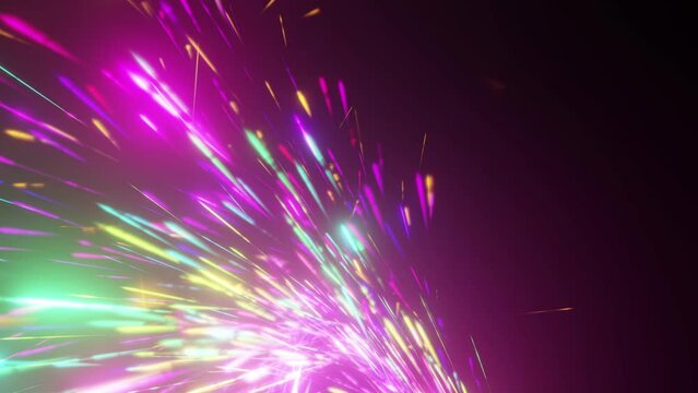 wild spr&uuml;hende bunte Funken, Feuerwerk, Funkenregen, Inferno, Silvester, pyrotechnik, Neujahr, Brand, hei&szlig;