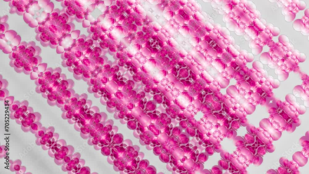 Poster abstract pink geometric seamless pattern background. abstract stripes kaleidoscope loop. fast psyche