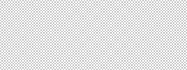 Seamless transparent pattern background, vector checkerboard simulation alpha channel png transparency texture. White and gray checkered pattern. Empty template - obrazy, fototapety, plakaty