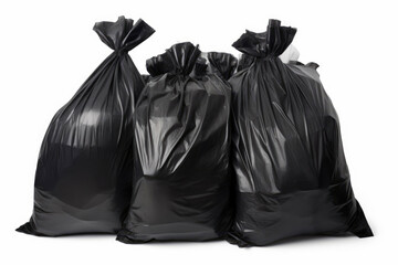 Sleek Black Waste Bag: Clean Isolation