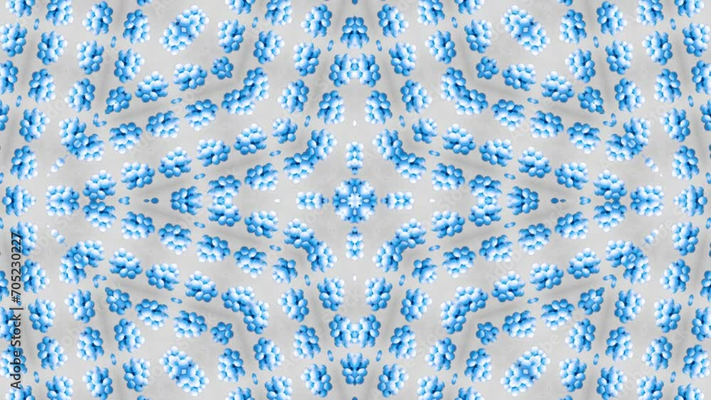 Aufkleber abstract blue geometric seamless pattern background. abstract stripes kaleidoscope loop. fast psyche