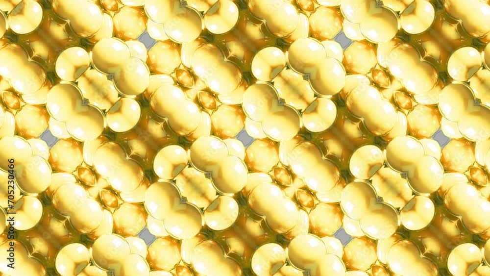 Poster abstract yellow geometric seamless pattern background. abstract stripes kaleidoscope loop. fast psyc