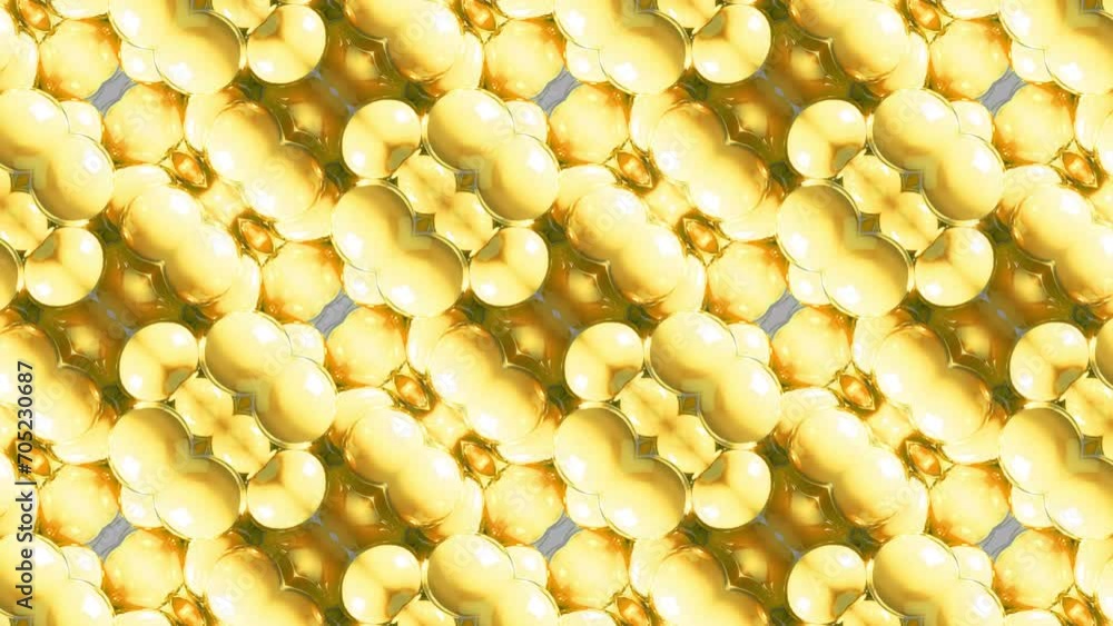 Poster abstract yellow geometric seamless pattern background. abstract stripes kaleidoscope loop. fast psyc