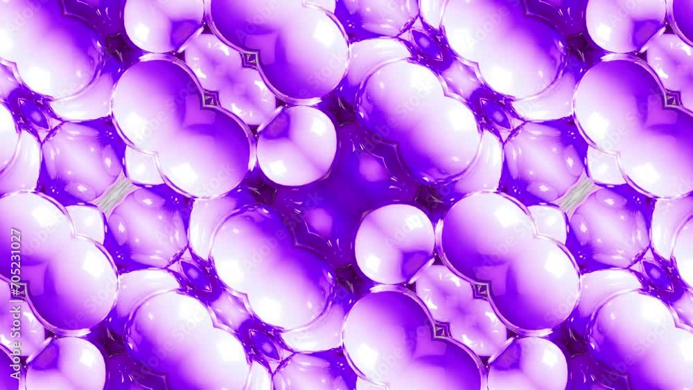 Poster abstract purple geometric seamless pattern background. abstract stripes kaleidoscope loop. fast psyc