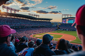 stadium and a crowd in a sports event - Powered by Adobe