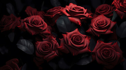 Naklejka premium Valentine's Day, hearts, Valentine's Day background, wedding background, blank copy space