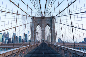 way to manhattan. urban architecture of new york city. brooklyn landmark. Brooklyn bridge in usa. brooklyn bridge of new york city. new york bridge connecting Manhattan and Brooklyn. bridge design