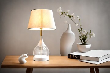 "Create a sustainable and aesthetically pleasing lamp for residential interiors. Explore the use of eco-friendly materials, energy-efficient LED technology, and a design that complements modern 