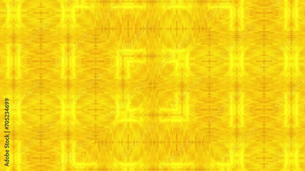 Poster abstract background with orange neon lines. abstract stripes kaleidoscope loop. fast psychedelic col