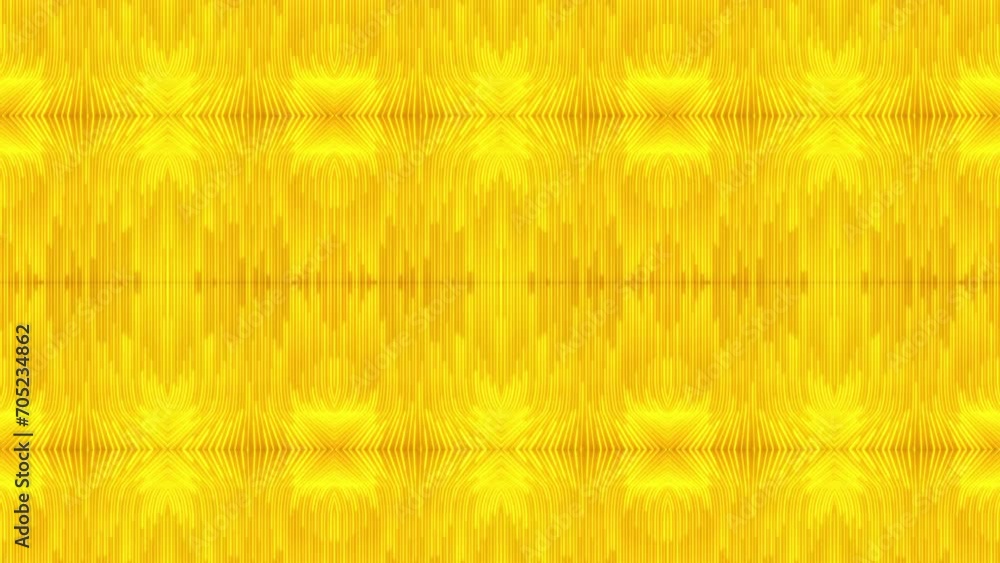 Poster abstract background with orange neon lines. abstract stripes kaleidoscope loop. fast psychedelic col