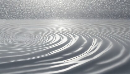 Fototapeta na wymiar white water with ripples on the surface defocus blurred white colored clear calm water surface texture with splashes and bubbles water waves with shining pattern texture background