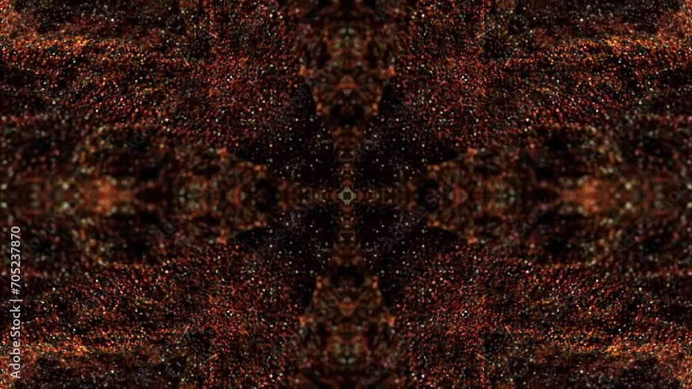 Aufkleber luxurious flow of particles on a dark background. quicksand. whirlwinds stream of sand. fluid ink pa