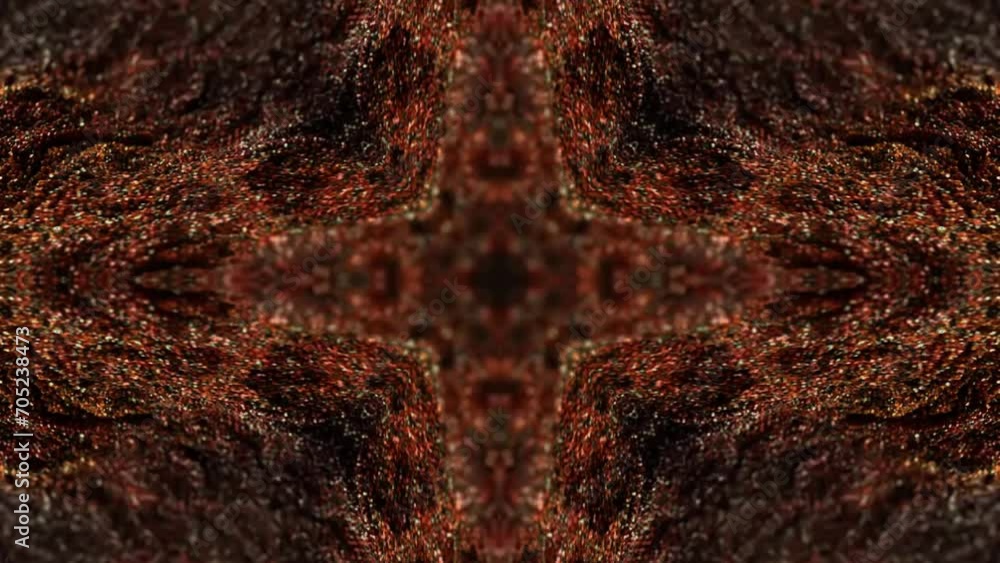 Poster luxurious flow of particles on a dark background. quicksand. whirlwinds stream of sand. fluid ink pa