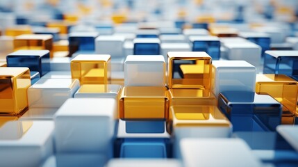 Obraz premium colorful waves abstract background in 3d render.AI generated