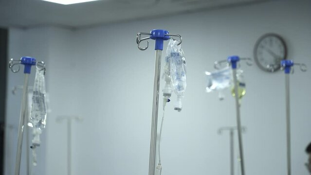bag of medicine in drip infusion