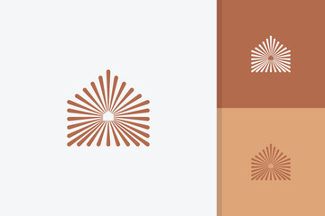 creative house logo design icon vector template