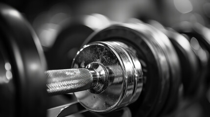 Fototapeta premium purposeful athletes who are energetically and confidently engaged in training. There are impressive photos of sports achievements, victories and positive emotions of competitions around them