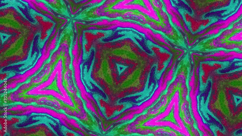Poster abstract multicolored particles fluid isolated on black. fluid art flowing effect. psychedelic color