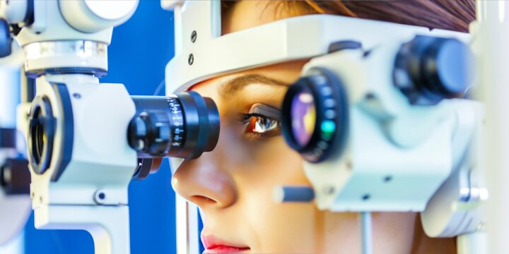 A Woman Visiting an Ophthalmologist to Relieve Poorer Vision and Manage Vision Problems Through Professional Eye Care