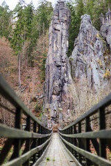 Ohre river created deep canyon - Svatosske skaly (Jan Svatos cliffs), it is a national nature...