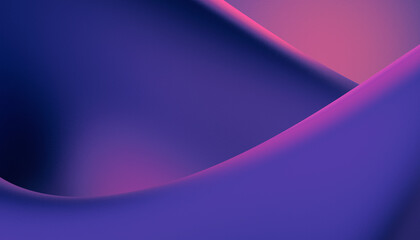 3D Render of an Abstract background. Modern purple shape. Digital art for wallpapers, covers or banners.