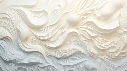 Obraz premium Warm Glow on Fluid Abstract Forms created with Generative AI technology