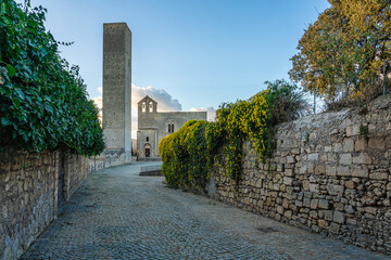 Scenic sight in the beautiful city of Tarquinia, in the province of Viterbo, Lazio, Italy.