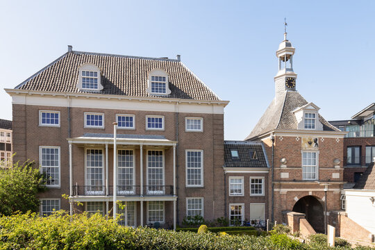 Flipje, regional museum and Waterpoort in the center of the city of Tiel in Gelderland.