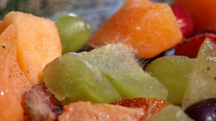 Expired fruit with mold