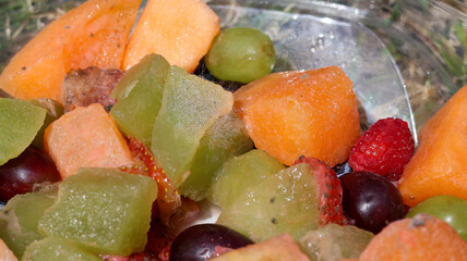 Moldy assorted fruit