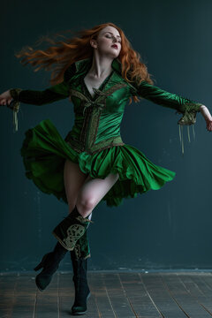 Irish dance celebrating St. Patrick's Day