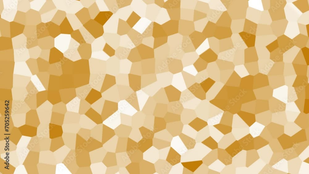 Poster abstract orange motion background of chaotic green pieces moving randomly. abstract shapes. fracture