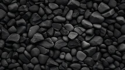 Fototapeta na wymiar Minimalistic Black Stone Texture Background AI Generated